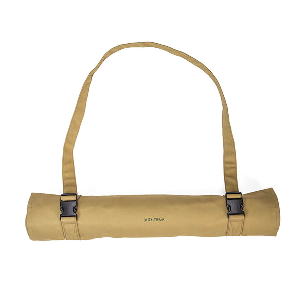 yoga mat carrier khaki color - JadeYoga